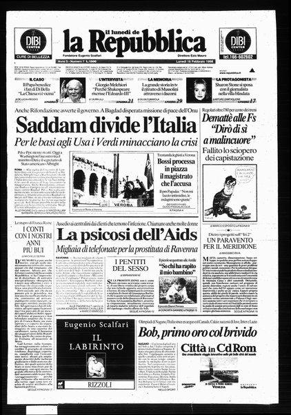 Il lunedì de La repubblica